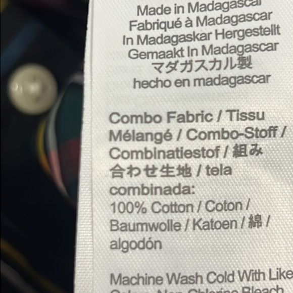 J Crew red/black plaid cotton button down. Sz XLT - Picture 5 of 5